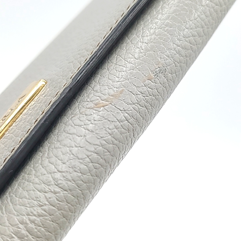 FURLA Gray Leather Long Wallet - Picture 6 of 15